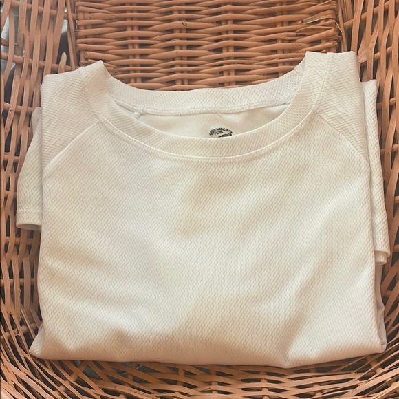 Brooks Women's White Jersey Top Sz XL - Picture 5 of 5